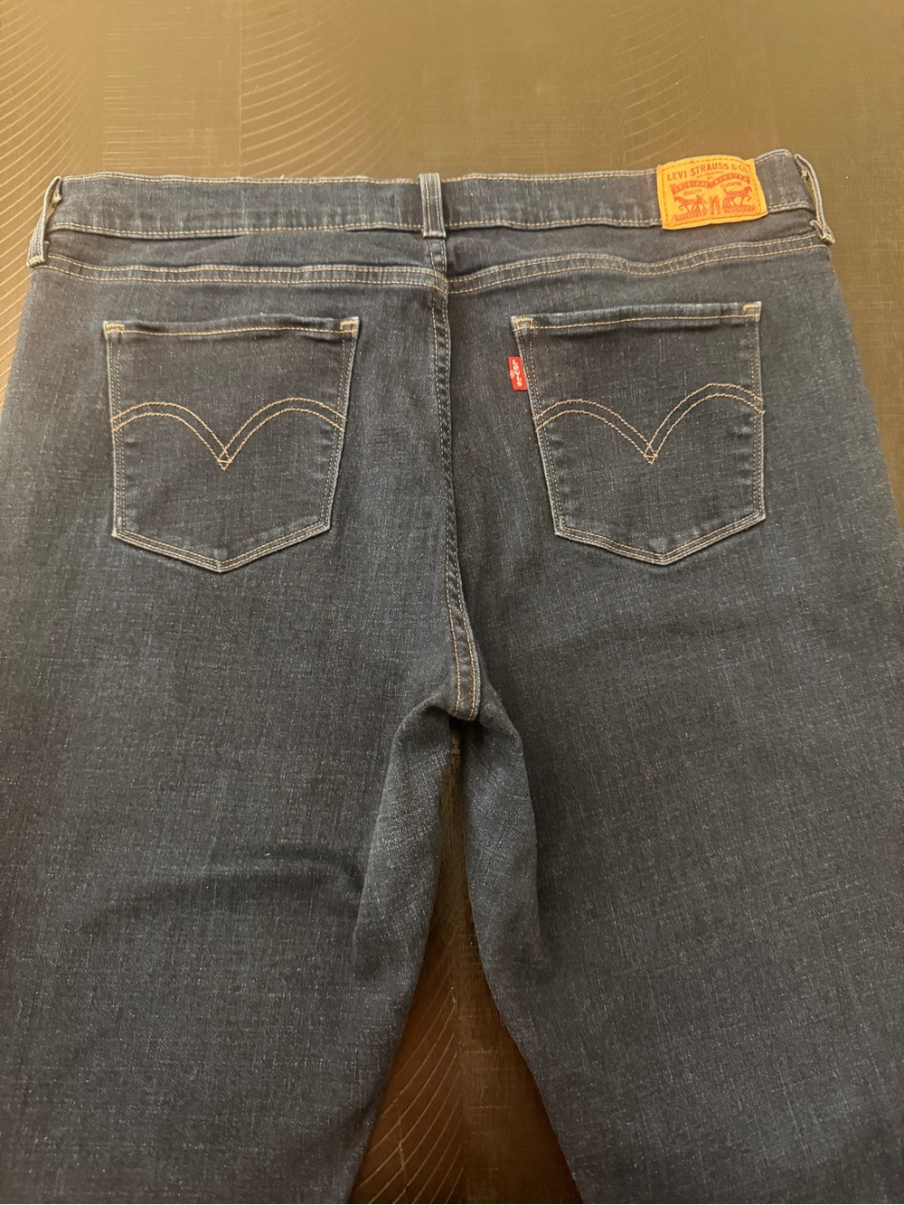 Levi’s 415 Classic Bootcut Dark Wash Cotton Blend Western Jeans Women Sz 18W - Picture 5 of 8